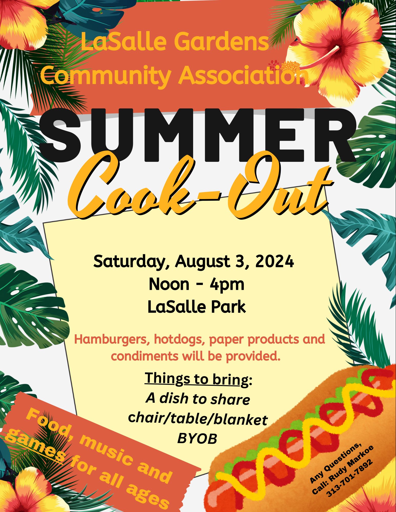 Cookout flyer