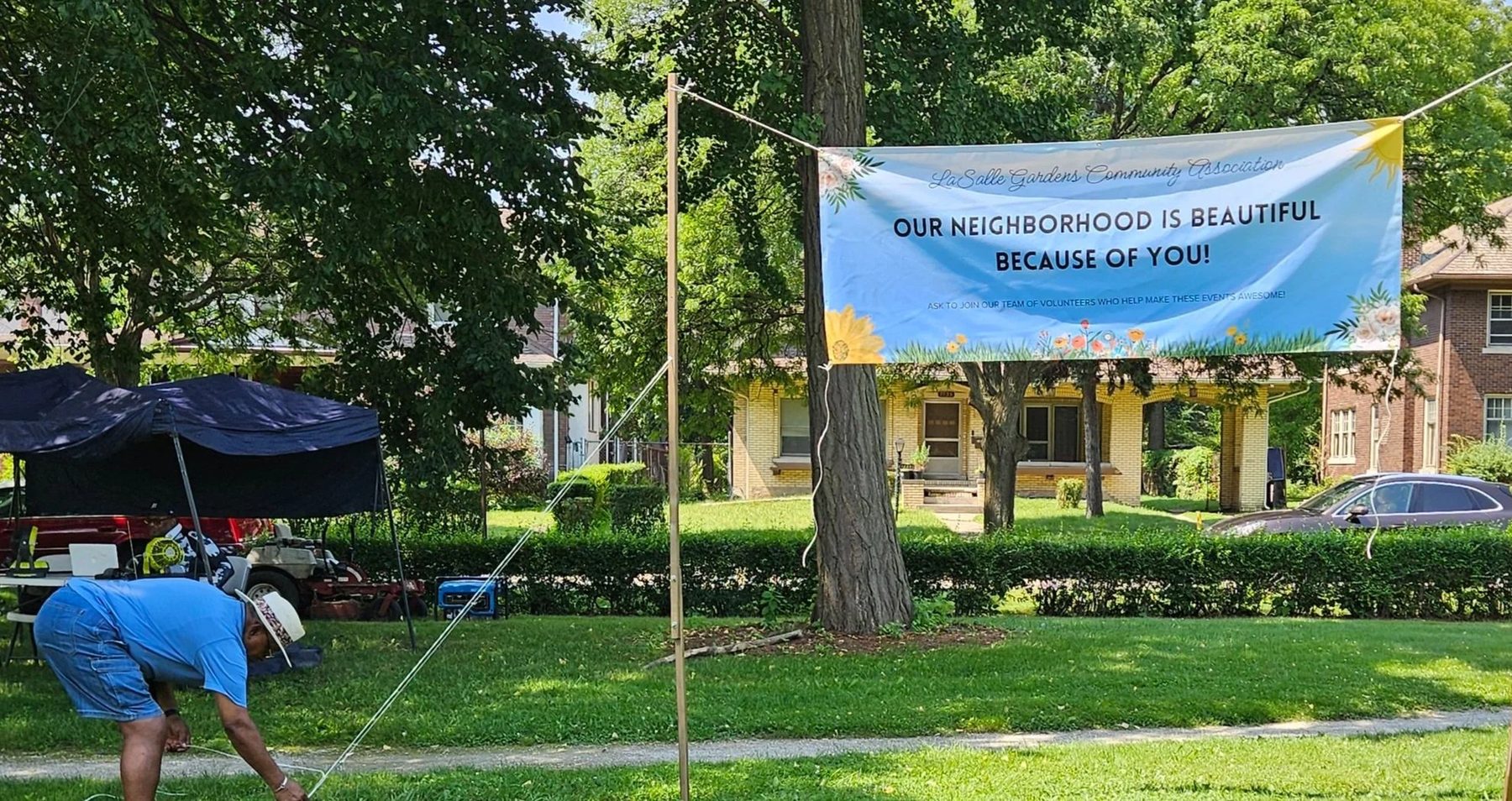 La Salle Gardens Cookout
